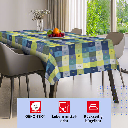 Tischdecke Manhattan Victor blau image number null